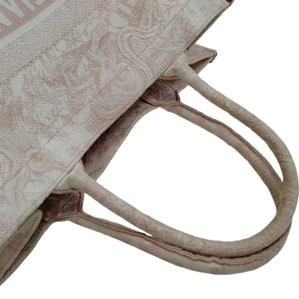 2371053AQ (S6) Christian Dior Hand Bag Pink Canvas - Picture 2 of 9